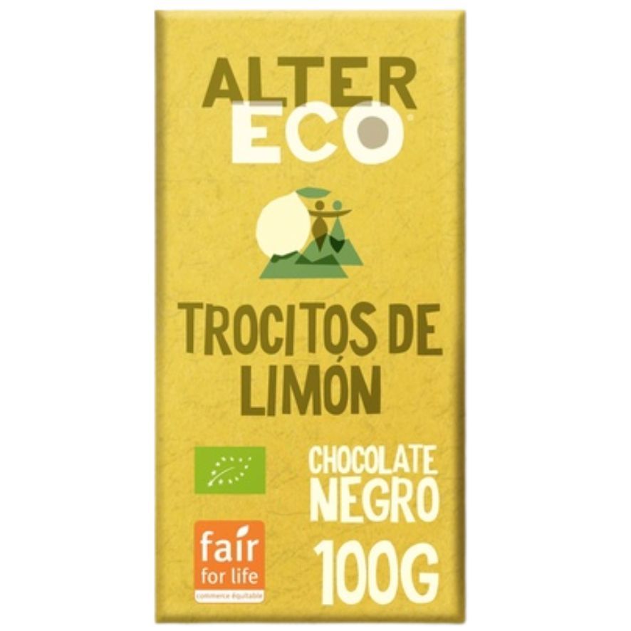 Organic Dark Chocolate with Lemon 100g Altereco