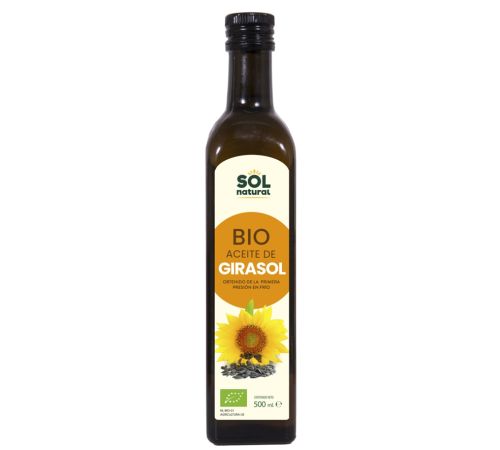 Aceite de Girasol Bio Vegan 500ml Solnatural