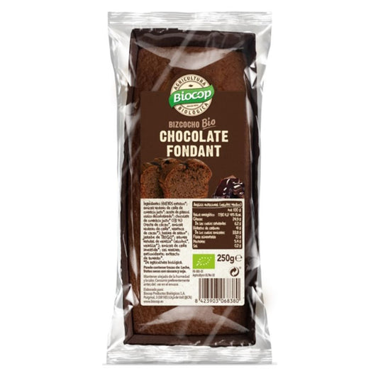 Bizcocho Chocolate Fondant Eco 250g Biocop
