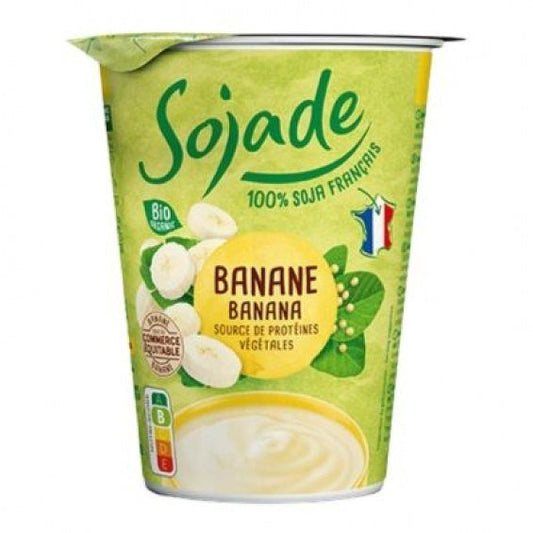 Banana flavoured soy yogurt So Soja! 400gr Sojade