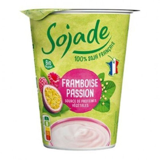 ogur de Soja sabor Fruta de la pasión y Frambuesa So Soja! 400gr Sojade