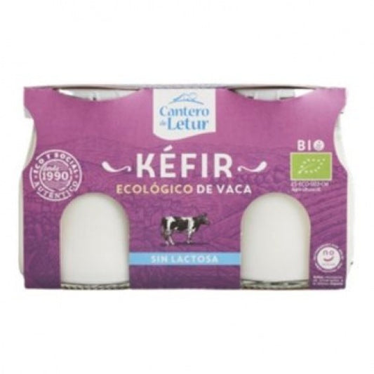 Kéfir Ecológico de Vaca sin Lactosa 2x125gr El Cantero de Letur