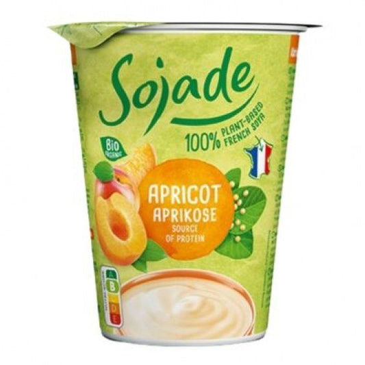 Apricot flavoured Soy Yogurt So Soja! 400gr Sojade