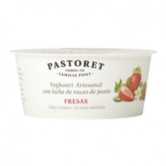Yogur Artesanal Fresas 125gr Pastoret