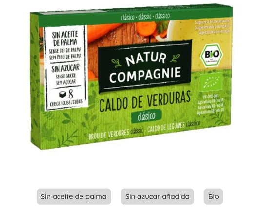 Natura Compagnie Organic Vegetable Broth in Tablets 88g 