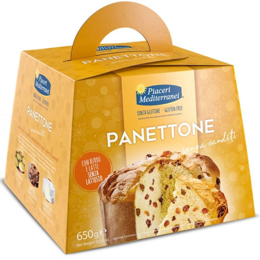 Panettone Clásico SinGluten 650gr Piaceri Mediterranei