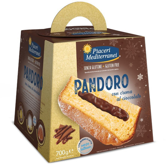 Pandoro con crema de cacao SinGluten Piaceri Mediterranei