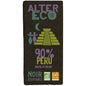Chocolate Negro de Peru 90 Bio 100g Altereco