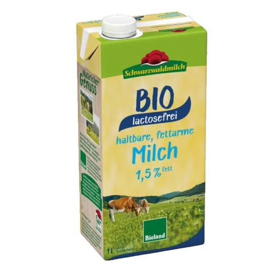 Leche Vaca Semi Sin Lactosa Bio 12x1L Schwarzwaldmilch